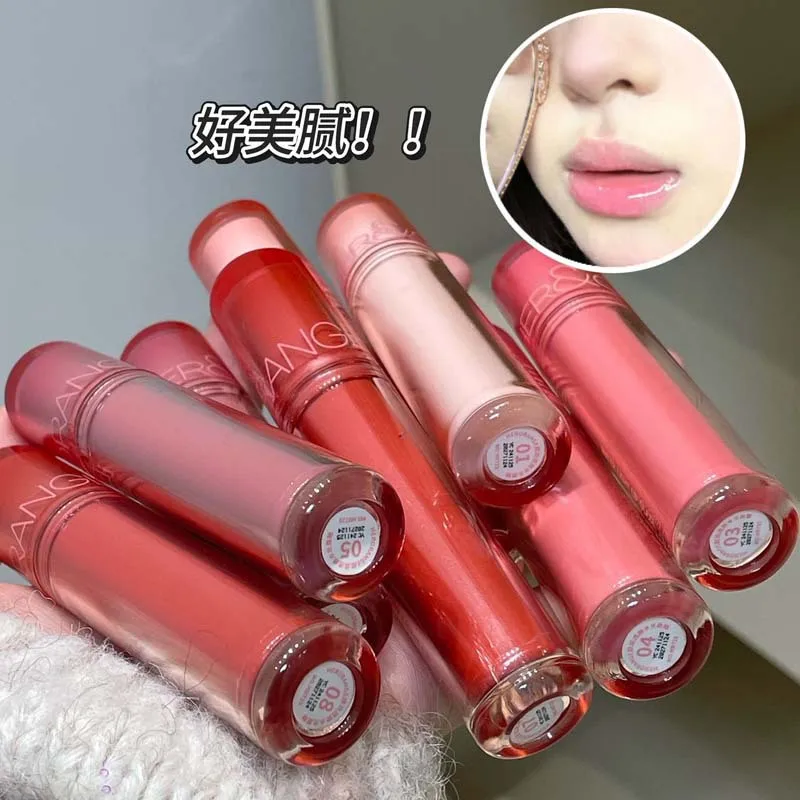 ملمع شفاه بمرآة خفيفة مائية شفافة، ملمع شفاه سادة من الماء دودو