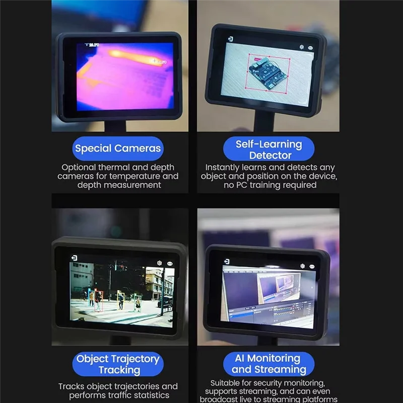 

A66Z для Sipeed Maixcam макетная плата RISC V AI Kit WIFI6 Linux 4MP Cam 2,3-дюймовый сенсорный экран Поддержка 1 TOP NPU Python/C++