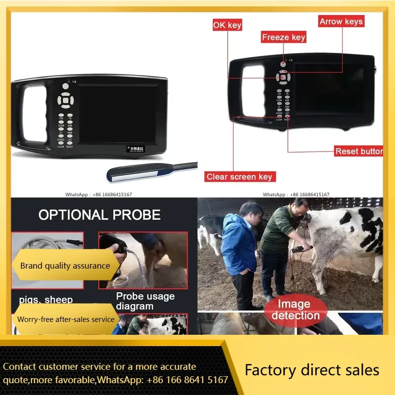 

Home Portable Veterinary Scanner Vet Machine Handheld Medical Machine For Cows