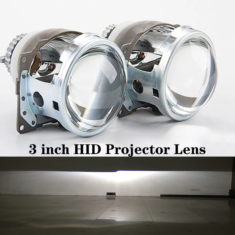 

3 inch Single double lens HID Projector Lens For Hella 3R Headlights Kit Single Xenon Low Beam D1S D2S D3S Spotlights Lamp 220W
