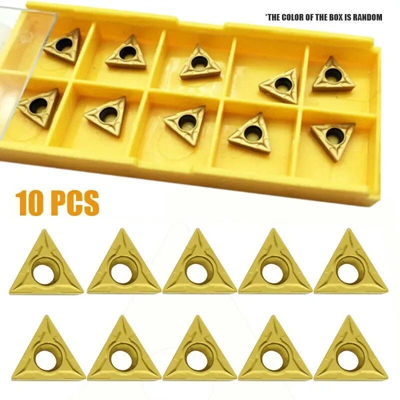 

Carbide TCMT110204 US735 Blade Grinding Threading Tool Turning 10 Pcs 95 Hardness CNC Lathe Inserts Practical Quality