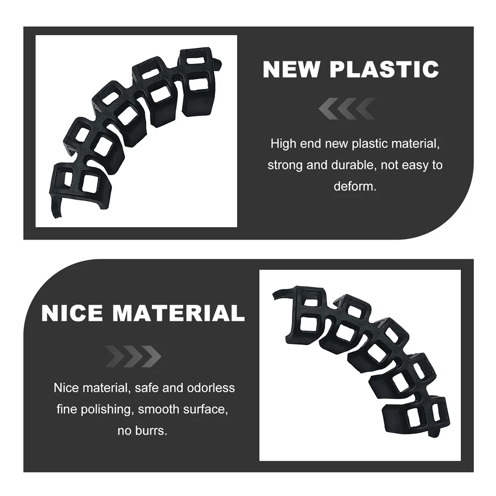 

100Pcs Plastic Plant Bending Clips Gardening Clamps Stem Support for Tomatoes Branches Benders Enhance Airflow Light Exposure