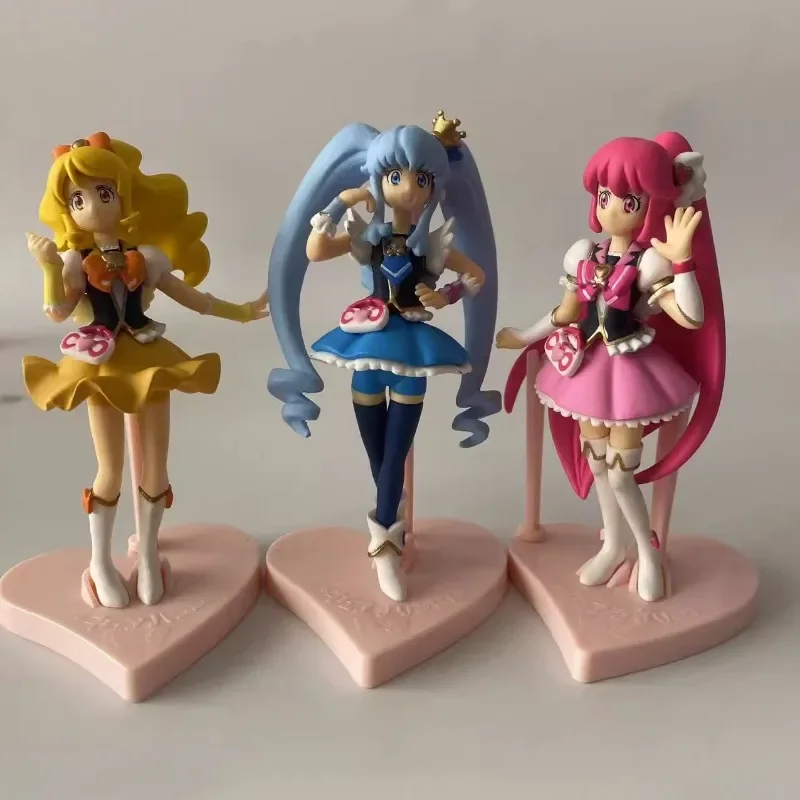 Bandai Pretty Cure Figurine Anime Cute HUG Angel Action Figure Models Collection Ornaments Toys Gift