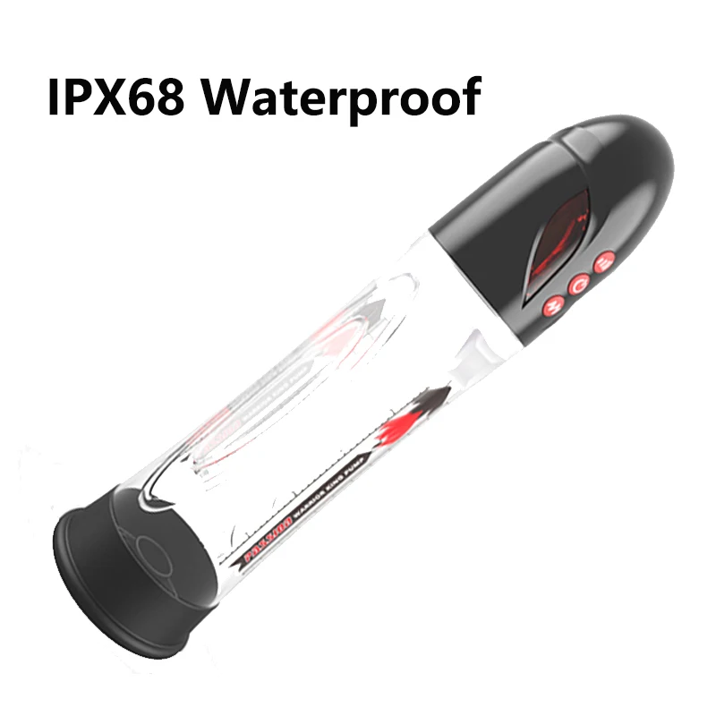 Electric Penis Pump Men Suction Vacuum Trainer Cup Visible Pressure Indicator 8 Modes Magnetic USB Charging Extender Sex Toys - view 6