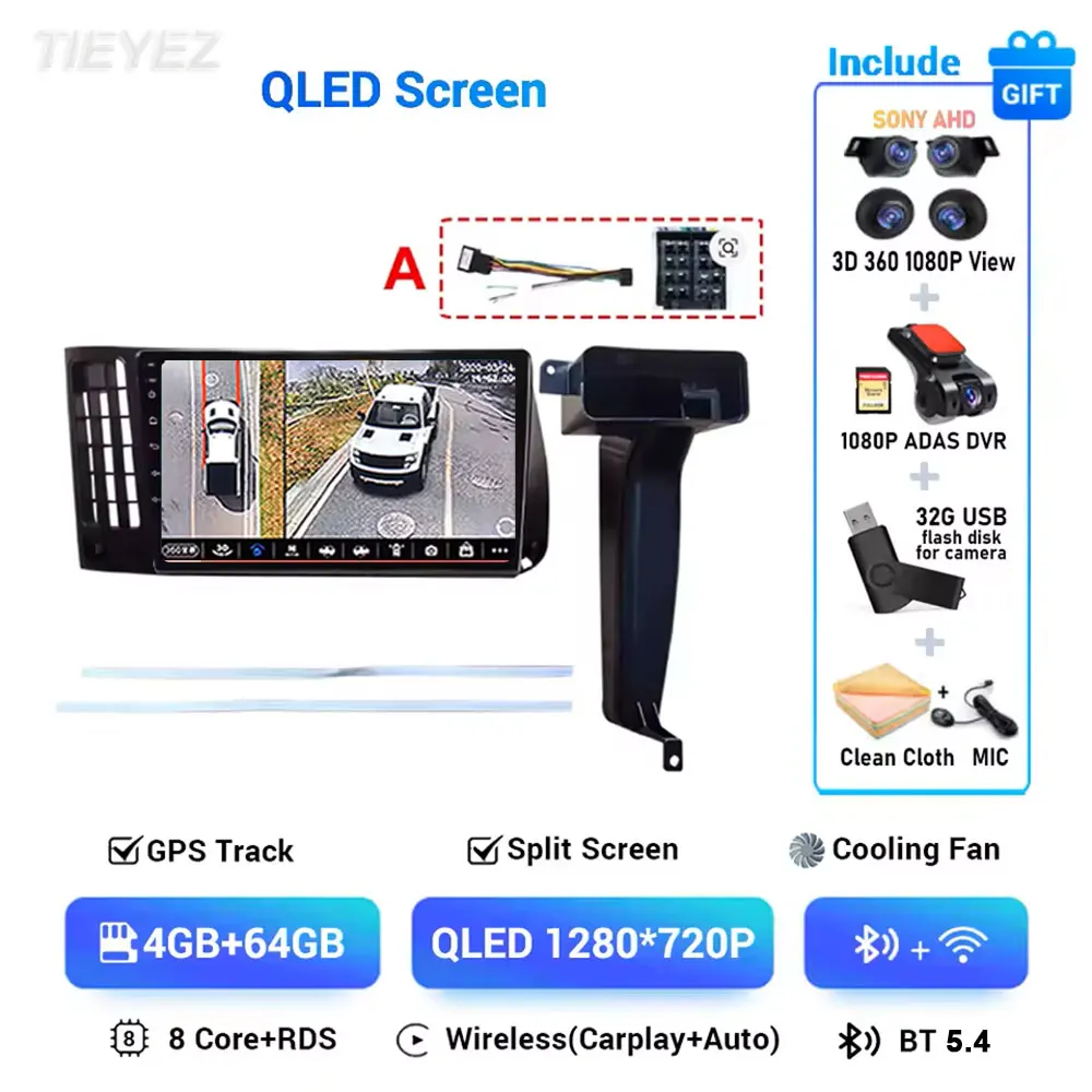 Android 15 voor VW Volkswagen Golf 3 1992-1993 2K Carplay autoradio multimediaspeler navigatie stereo GPS 4G WIFI BT DSP
