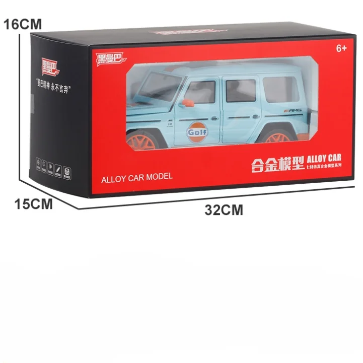 Simulation 1:18 Mercedes-Benz G63 Off Road Car Model Casting Metal Toys Vehicles Children Boys Gift Collective Voiture Miniature