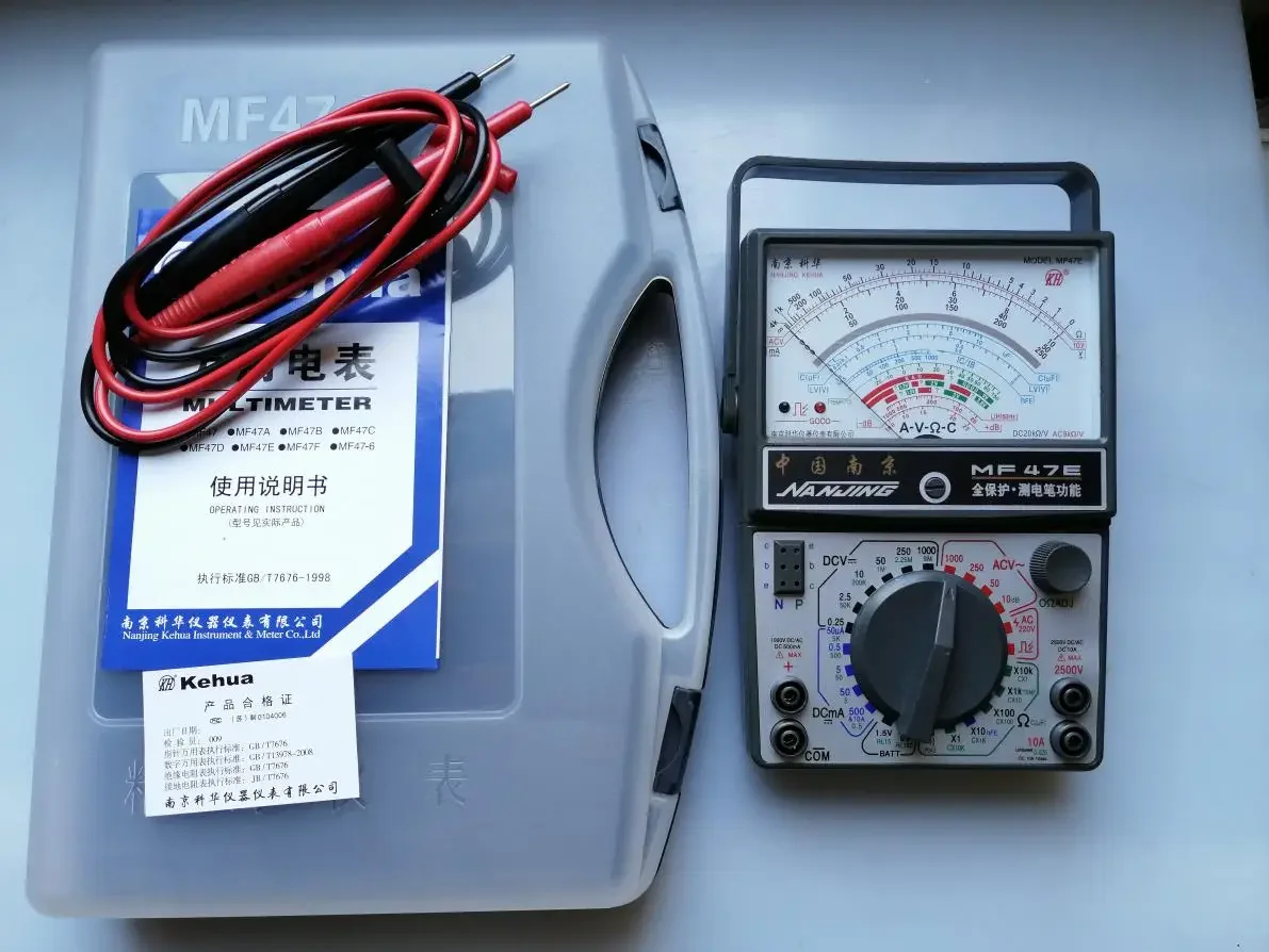 For Nanjing Kehua MF47/MF47E/MF47F pointer multimeter mechanical multimeter sends all batteries