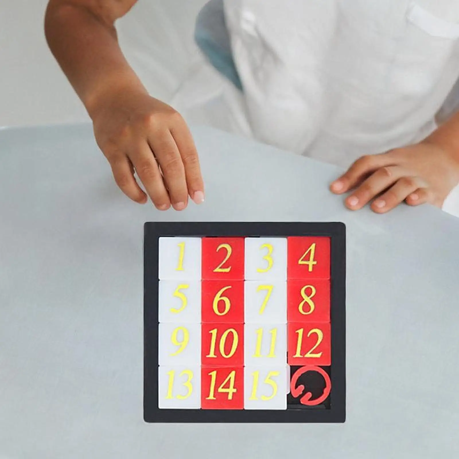 

Sliding Number Puzzle IQ Game Educational Activities Brain Teaser Toy Learning Tool Toy for Boys Girls Kids Gift