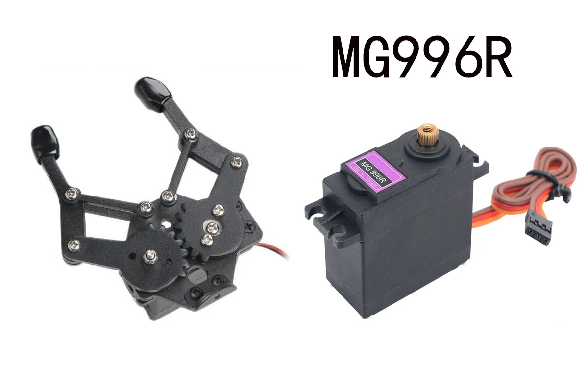 Metall Roboter Klaue Greifer Manipulator Clamp Roboter Arm Für Arduino Roboter DIY Kit MG996R/DS3218 Servo Control Mechanische Greifer – Detail 8