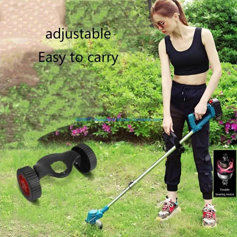 367d verbesserte Gras -Trimmer -Räder schnurloser Rasenmäher -Räder Ersatzteile pp