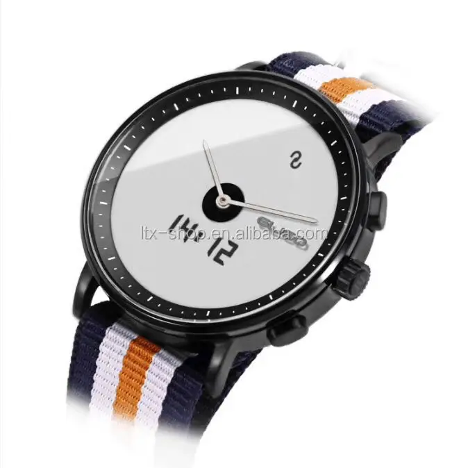 2018 New Product Fashionable Smart Multi-functional Quartz Watch With Mobile APP, E-ink Screen Heart Rate Sports