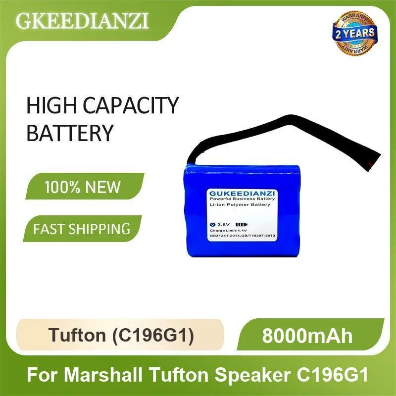 

Аккумулятор для Marshall Stockwell Tufton 2 II, 2-й динамик 3INR19/66 C196G1 C406A1 TF18650-2200-1S3PA C406A3-1, высокая емкость