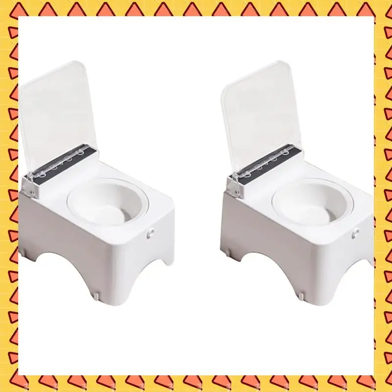 

A008 2X Smart Cat Bowl With Infrared Sensor Automatic Lid - Anti-Mouse Pet Feeder For Cats And Dogs Food Dispenser