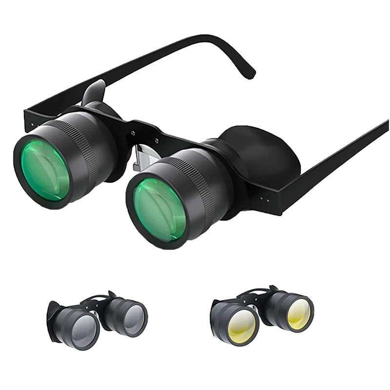 Fishing Binoculars Binoculars For Bird Watching,Theater, Portable Telescope Zoom Magnifier With 2 Polarized Lenses