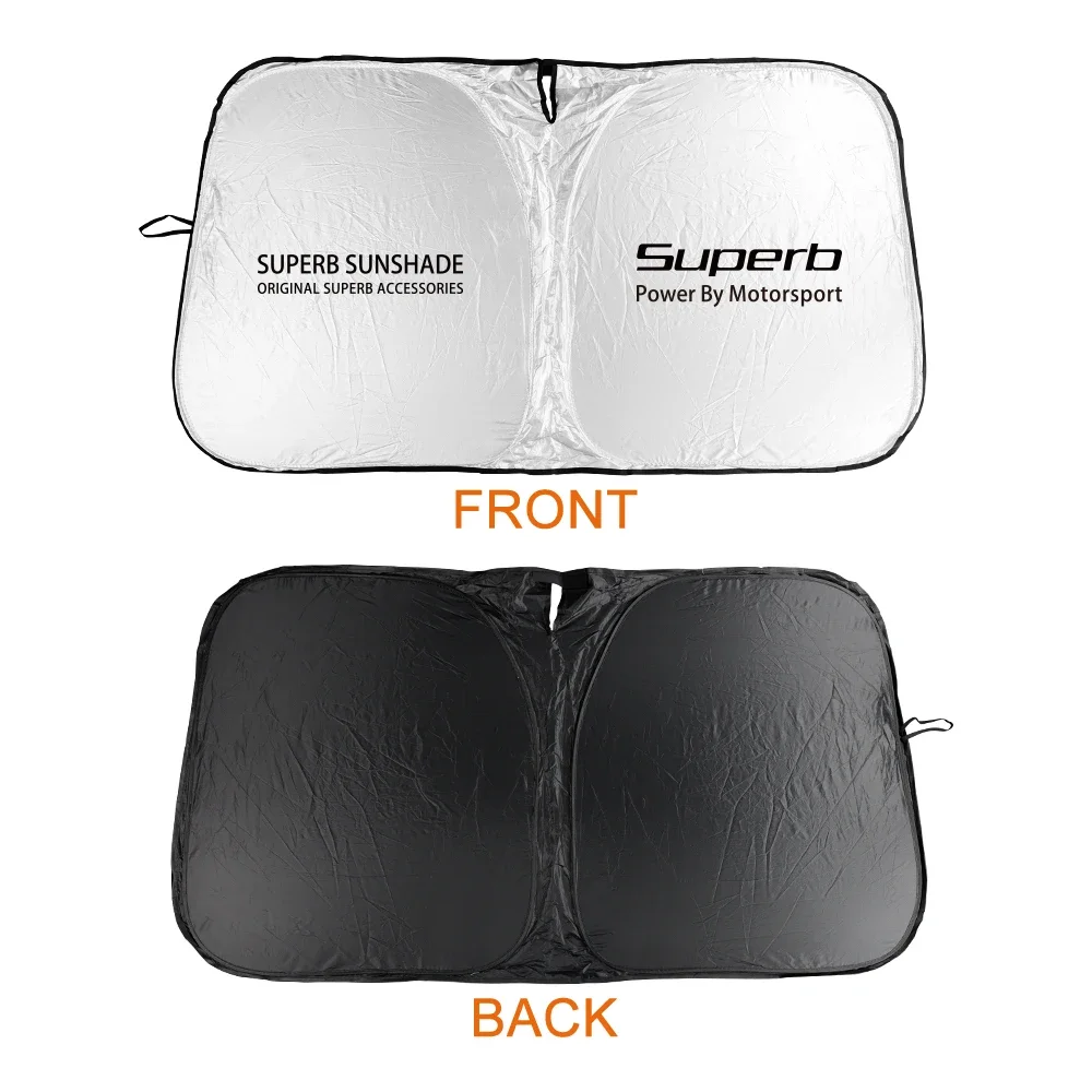 Car Front Window Sunshade Cover Flodable For Skoda Superb Sportline Combiz 2015 2016 2017 2018 2019 2021 2022 2023 Accessories