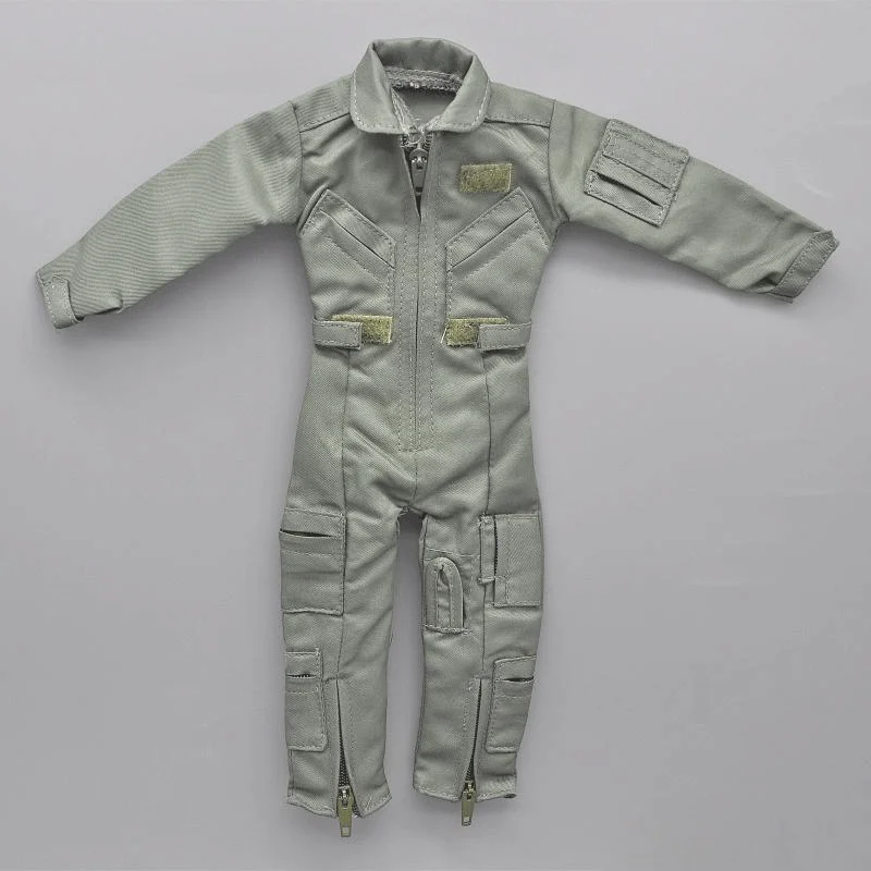 1/6th Male Sodier Clothes Pilot Combat Uniform Jumpsuit Model for 12\'\' Figure