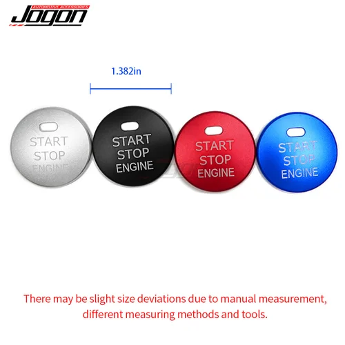 Imagen 2 del producto Para Hyundai Elantra MD 2011-2015 Sonata i30 i45 YF 2010-2014 accesorios interiores de coche parada de arranque de motor cubierta de botón embellecedor