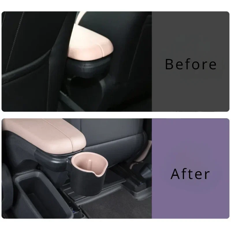 Car Water Cup Holder For BYD Seagull Rear Drain Cup Sink Storage Waterproof Organizer Interior Modification Car Accessories