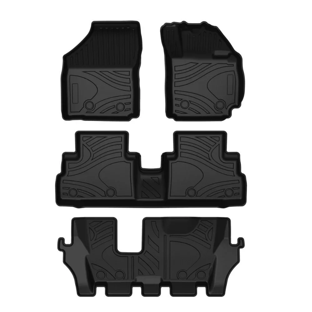 

1Set 3D Waterproof Floor Mats Carpet TPE Car Floor Mats For Right-hand Drive Suzuki ERTIGA （7 Seats）2019+