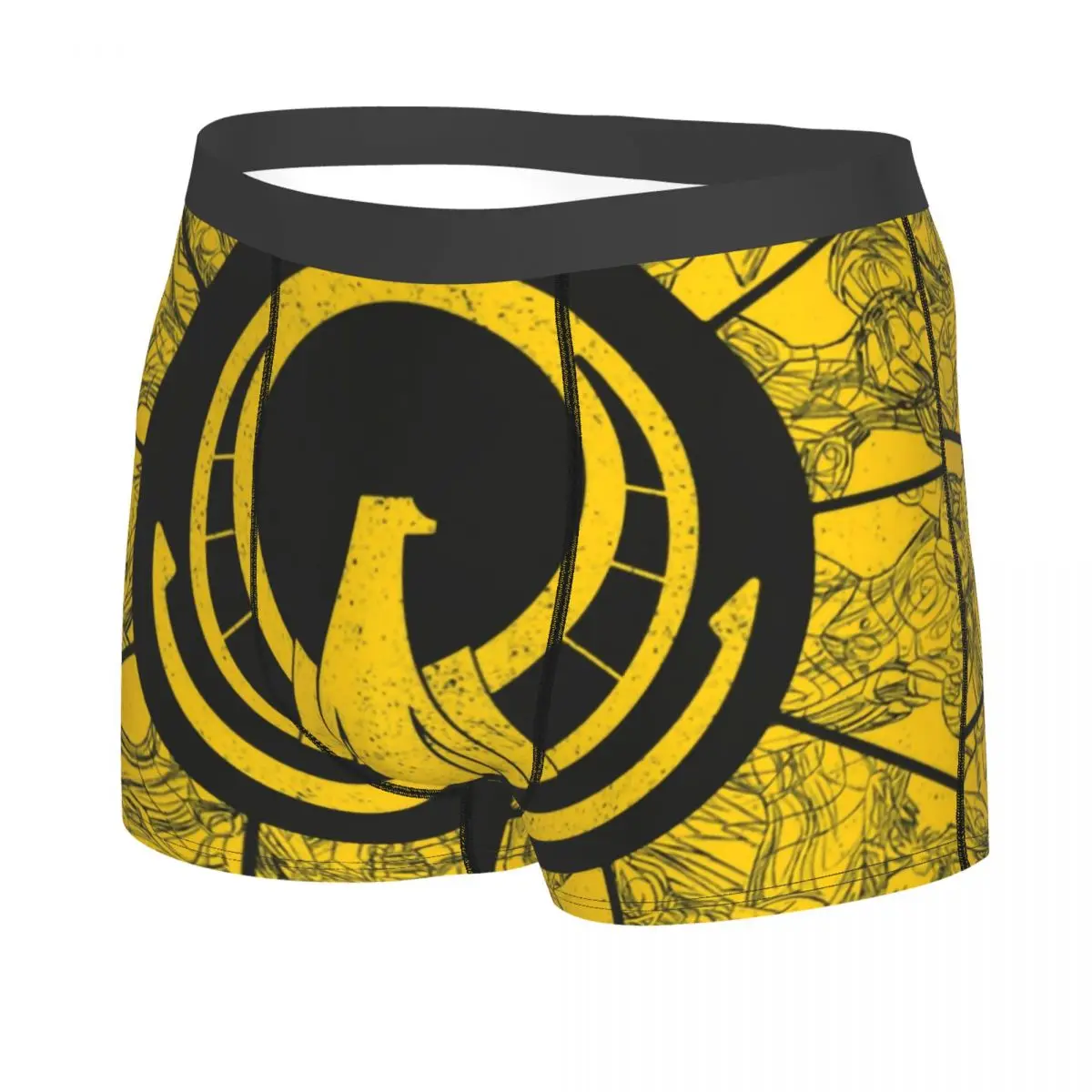 Custom Saint Seiya Knights Of The Zodiac Boxer Shorts For Men Sexy 3D Printed Anime Underwear Panties Briefs Soft Underpants