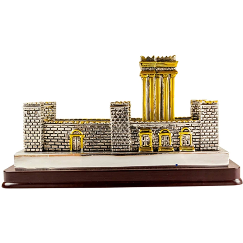 The Holy Second Temple Of Jerusalem Holy Temple Replica Model Biblical Recreation Statue-Table Figurine Judaica Gift Home Decor