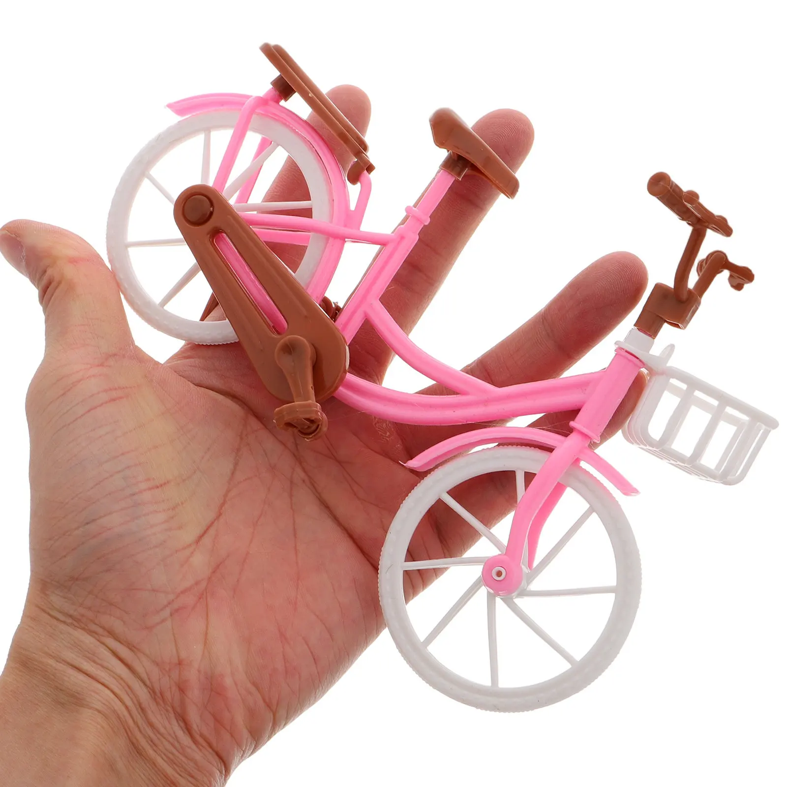 

4Pcs Miniature Bicycle Decorations Realistic Retro Bike Set for Home Desk Display DIY Dollhouse Accessories Mini Simulation