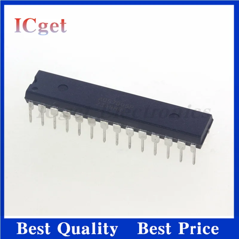 1PCS New Original DIP-28 ADS7805P Digital-to-Analog Converter Chip