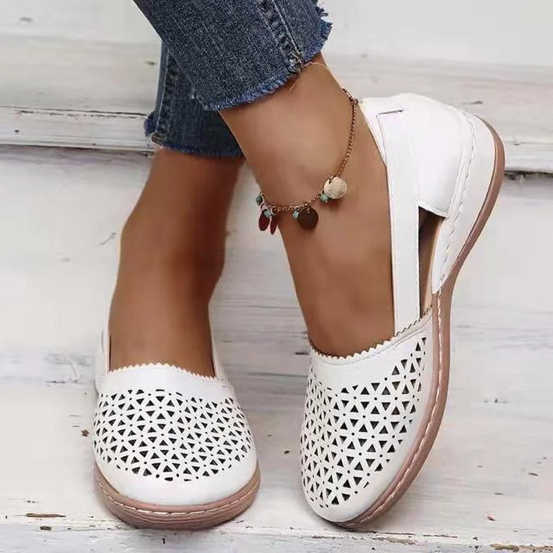 Summer Women Sandals Wedges Orthopedic Hollow Out Ladsies Casuasl Shoes Slip on Vintage Female Sandals Chaussure Femme sandals