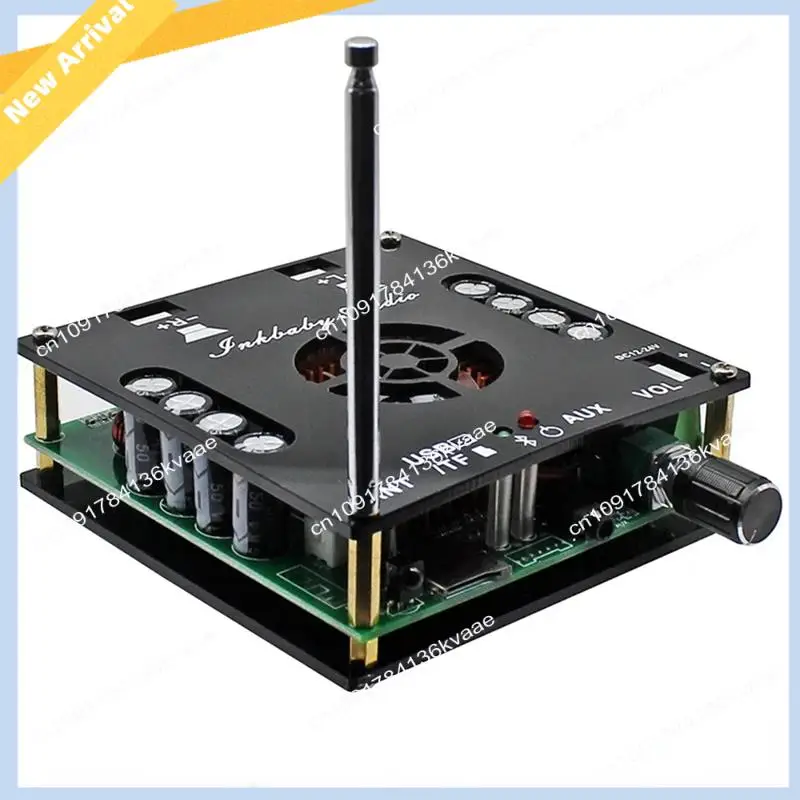 

M01K 320 Вт DA7498E плата усилителя мощности AUX аудио вход с функцией FM Hi-Fi стерео домашняя музыка