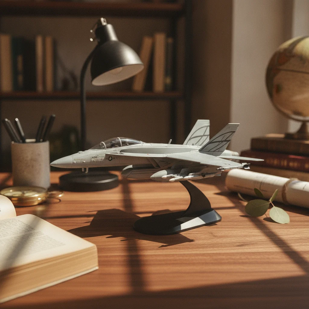 Модель F/A-18 в масштабе 1:100, статическая коллекционная модель для коллекционеров, офиса, книжной полки