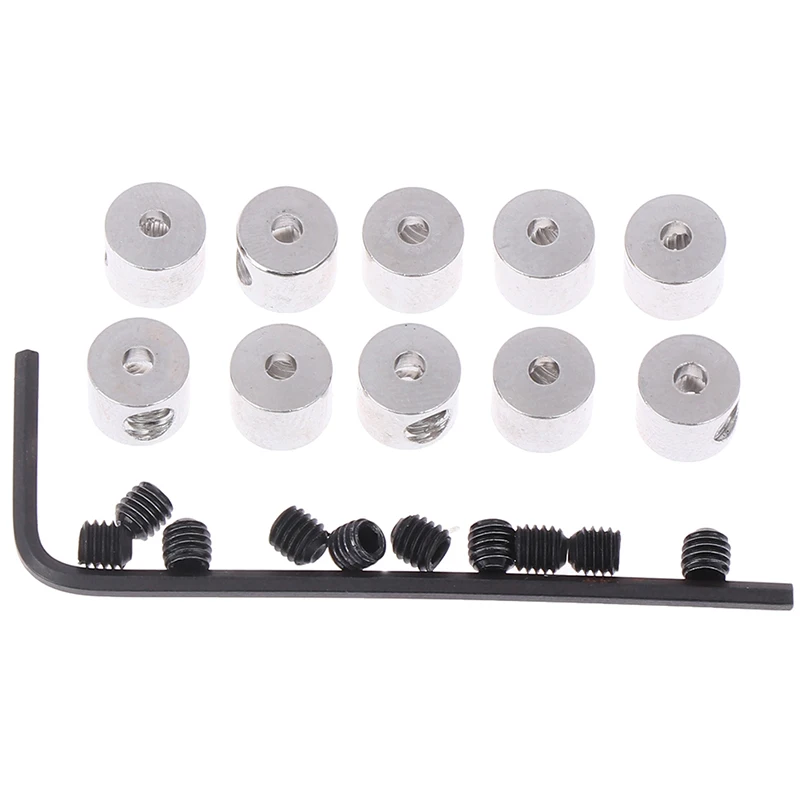 12pcs/lot Vest 7mm Length Brass Pin Keepers Locking Pin Backs Savers Holder Allen Wrench Tool