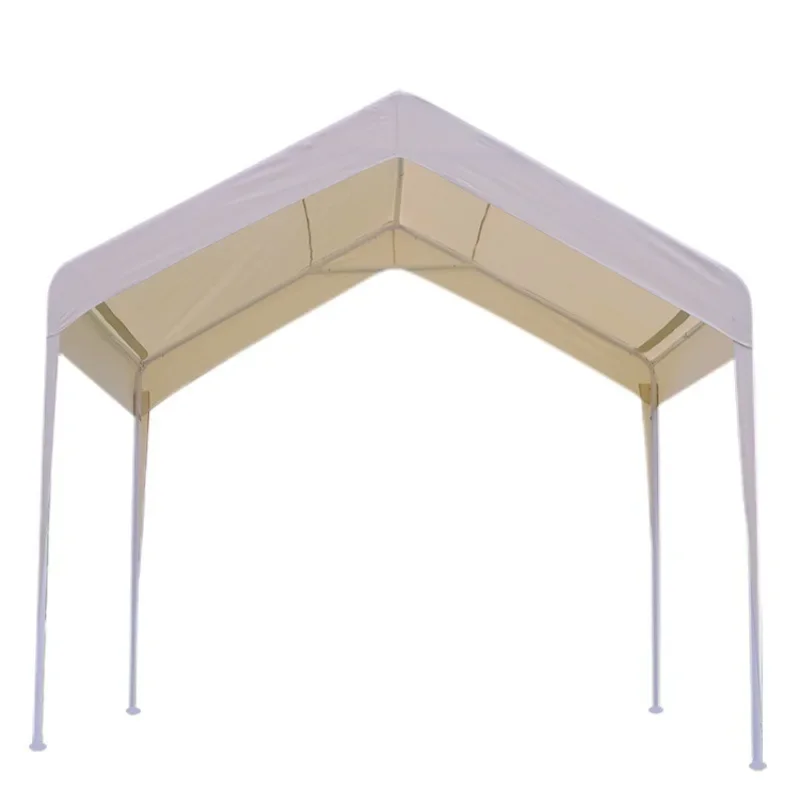 

Outdoor Durable Customized Car Sunshade Steel Frame Net Rainproof Parking Shed Tent Oxford Fabric 8 People Night Sun Shelter