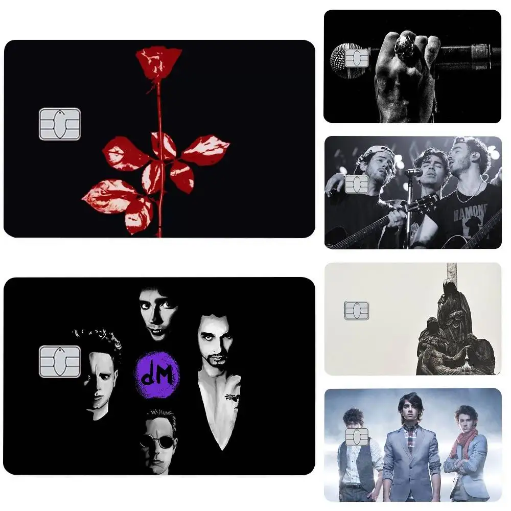 Band D-Depeche M-Mode Credit Card Skin Matte Stickers For Bank Card ID Card Debit Card Decal Decoration Girls Gifts