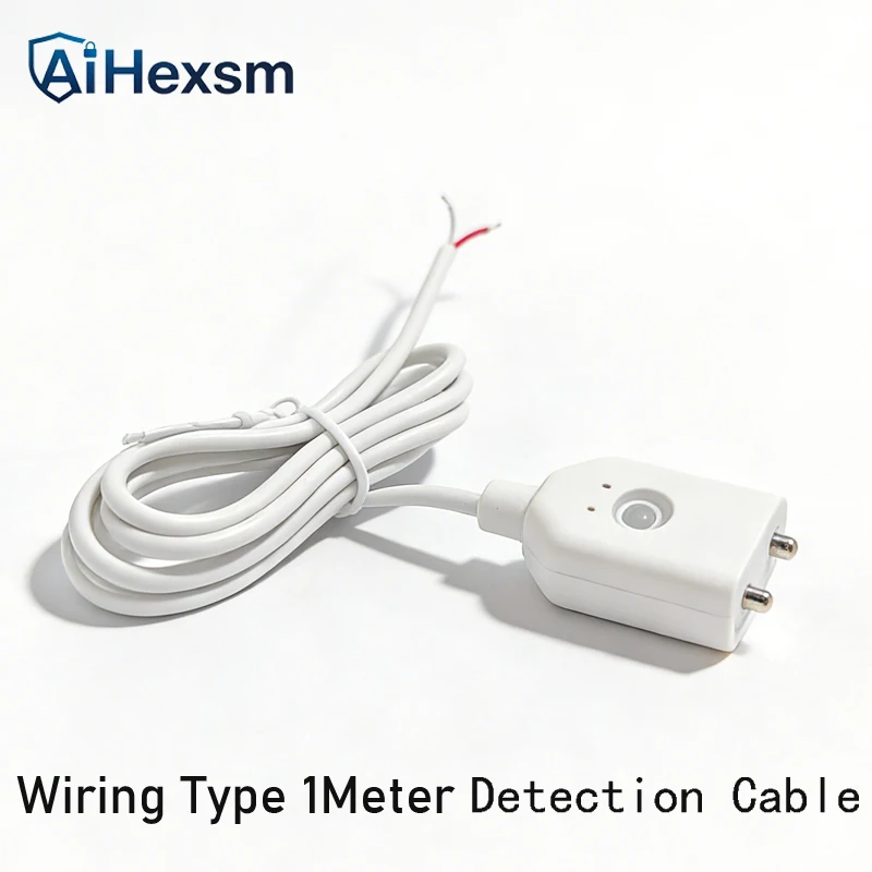 

1/5/10pcs Wired Type Leakage Alarm Detector 9V-24V Water Sensor Wired Type With Two Metal Poles For Kitchen Bathroom wifi system