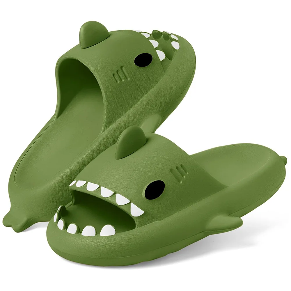 KIDMI Shark Cloud Slippers Shark Cute Slides for Women Man Summer Sandals Boys Girls Outdoor Beach Sandals Shower Couple Shoes image 4