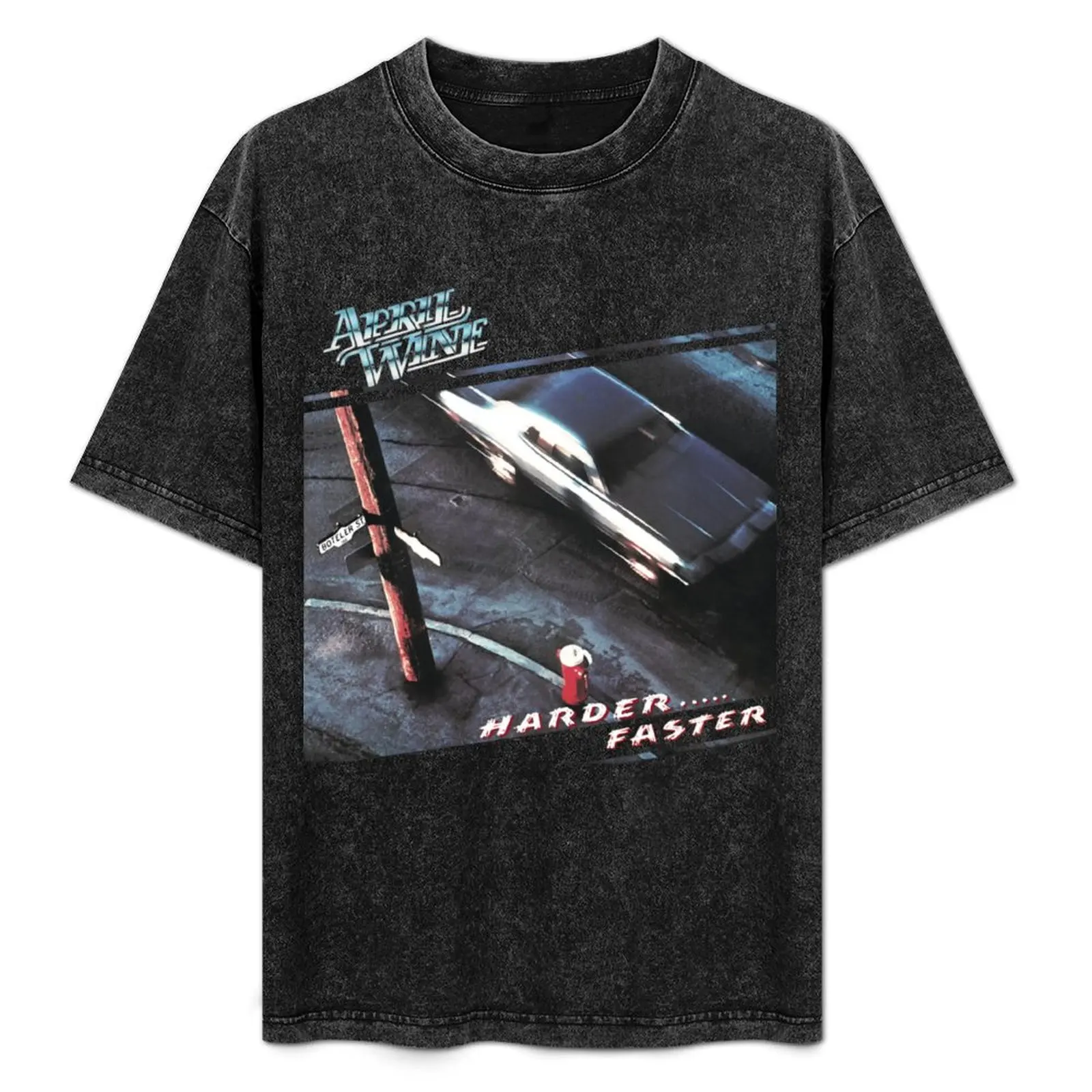 

April Wine T-Shirt Big Size Short Sleeve Tee for Men