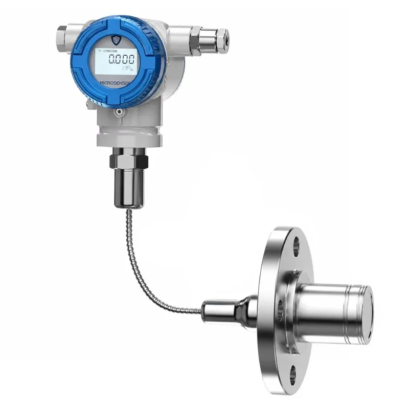High Temperature Smart Gauge And Absolute Pressure Diaphragm Seal Pressure Transmitter Anti Clogging Explosion Proof Sensor