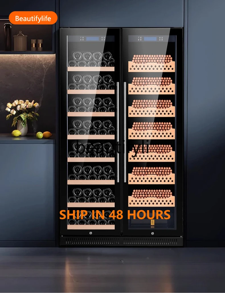 

Compressor Cigar Cabinet Constant Temperature Wine Cabinet Ice Bar Household Commercial Large Capacity Refrigerator H