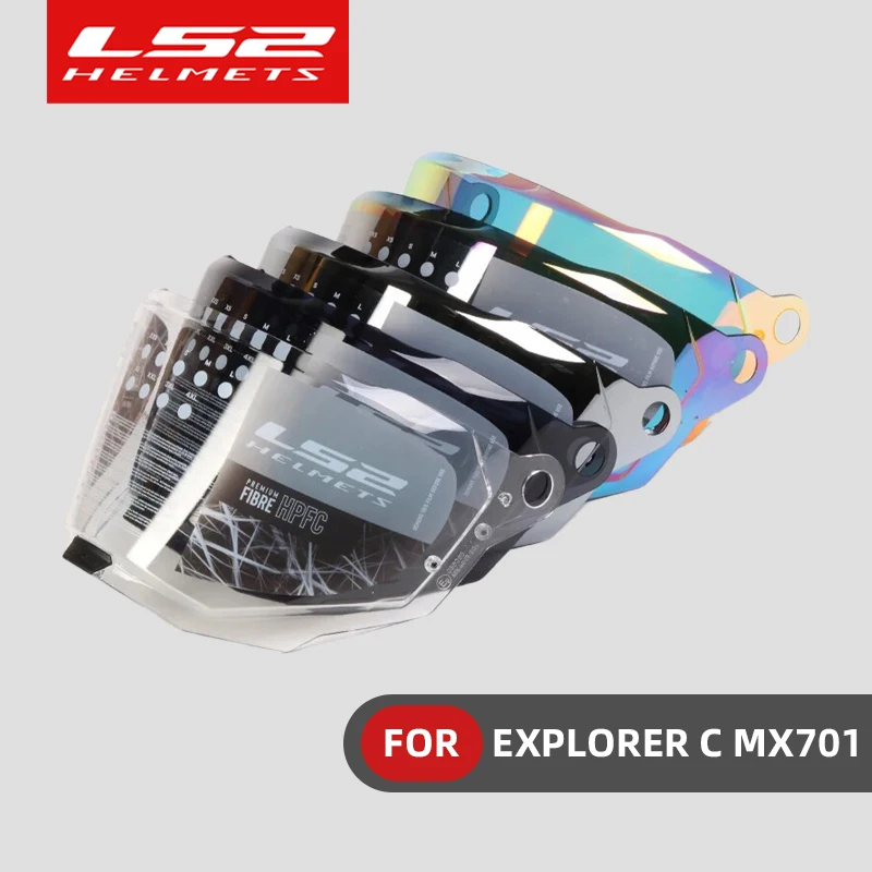 

Original LS2 MX701 Visor for LS2 EXPLORER Rally Off-road Motorcycle MX701 helmet Extra Replace Shield Lens