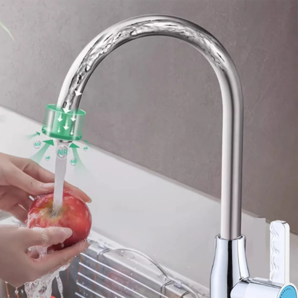 Kitchen Sink Faucet 360° Swivel Single Cold Water With 60CM Inlet Pipe Plastic Steel Cold Water Taps For Kitchen Bathroom