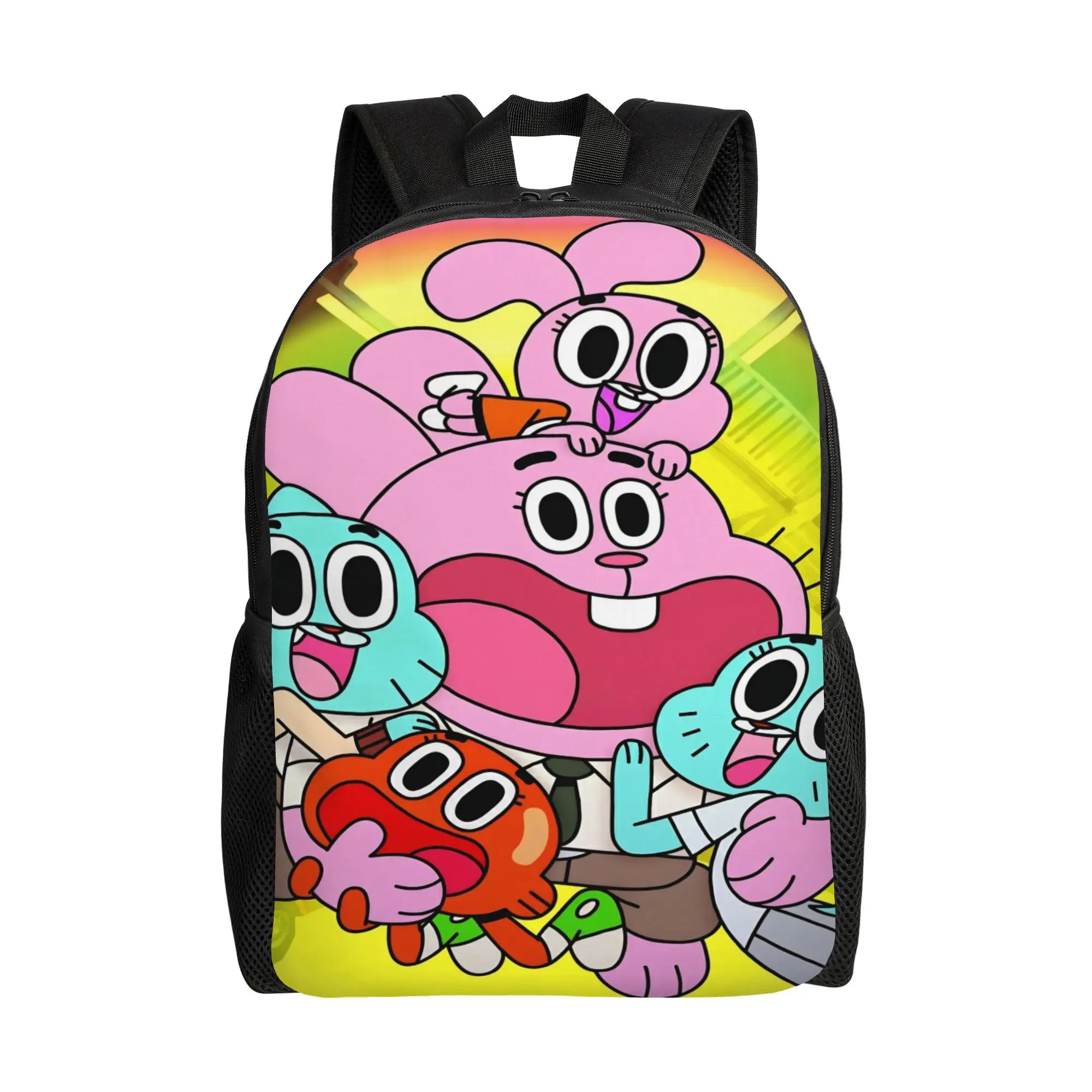 Anaise Gumballs Darwins Backpack with Pocket High School Work Amazings Gumballs Daypack for Men Women College Shoulder Bag