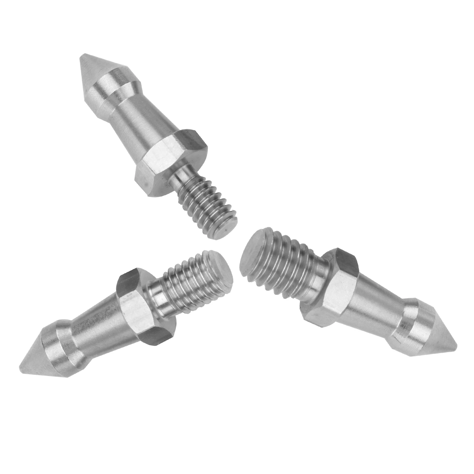 

3pcs Stainless Steel Glide Tack Tripod Fixing Spike Trekking Stick Foot Nail Accessories Compatible Camera