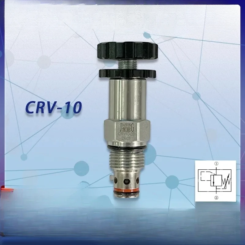 

Гидравлический предохранительный клапан с резьбой CRV-08/10/12, предохранительный клапан прямого действия с пилотным управлением, клапан регулирования давления