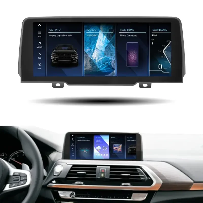 10.25 inch IPS Touch Screen Android 13 Car GPS Navigation for BMW G01 G02 EVO Radio Dashboard Wireless Carplay 4G