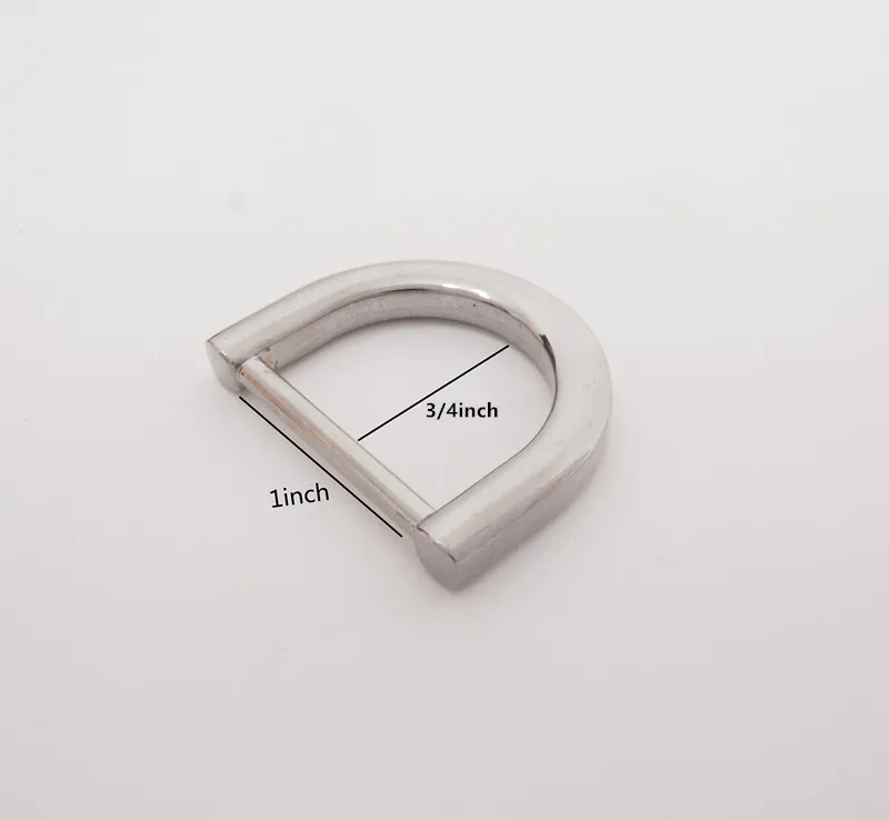 8pcs D Rings, Bag Findings,Bag Rings,Dog Leash Ring Inner 3/4 Inch, Inner 1 Inch DR-005