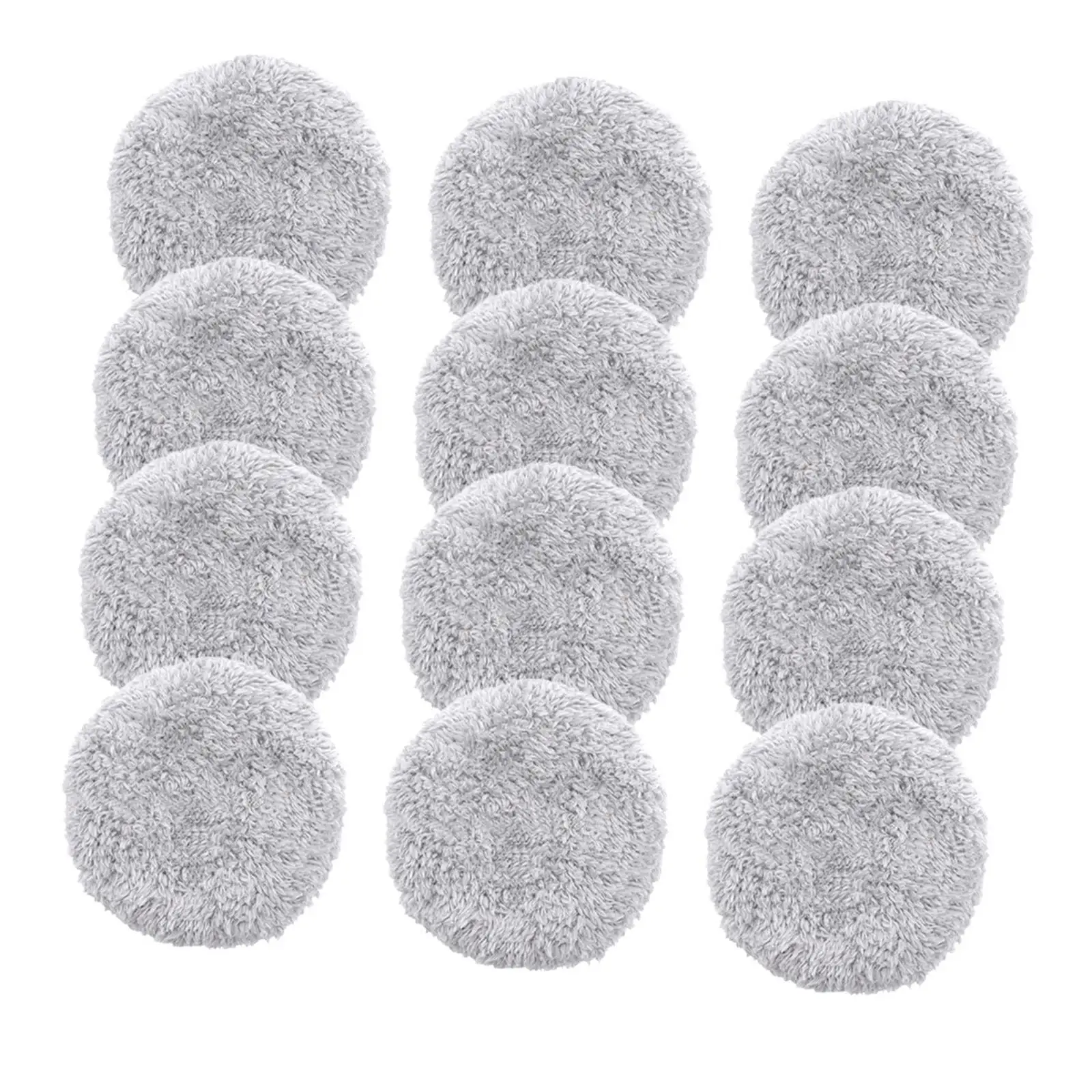 Round Universal Cleaning Pad for Window Cleaning Robot Microfiber Reusable Mop Cloth for Home Glass Care
