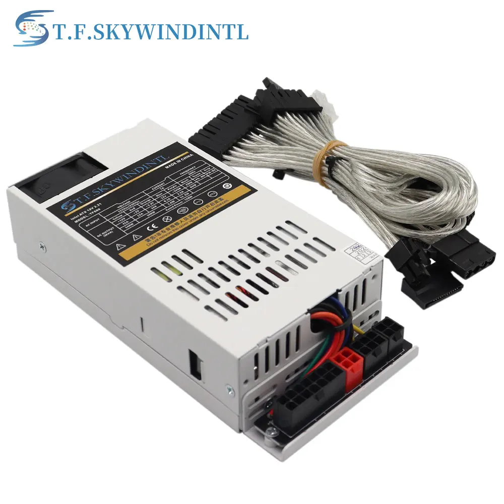 T.F.SKYWINDINL 1U Mini Flex PC Power Supply Full Modular 110-264V ATX 550 Watt Flex ATX Power Supply with Fixed Cables