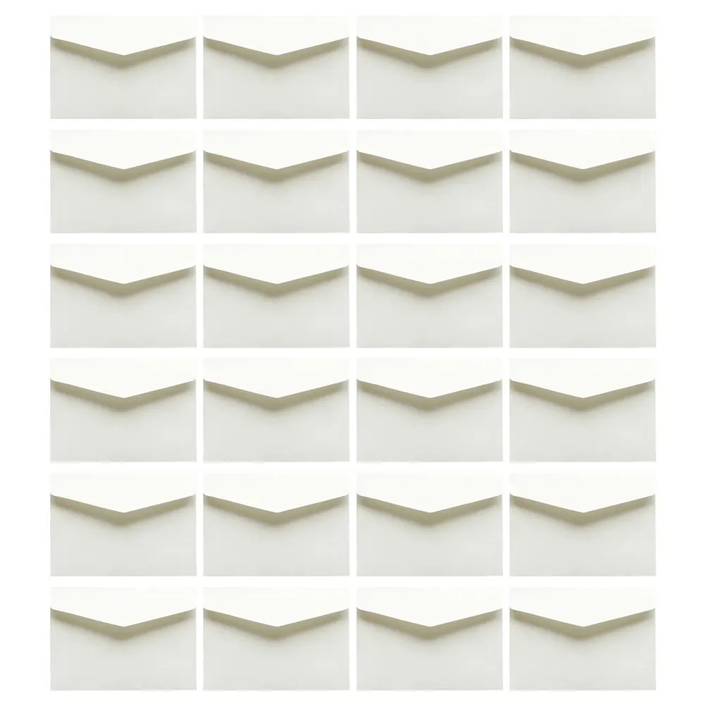 

200pcs Paper Small Envelope Holders For Cards Photos Letters Coins Storage Budget Envelopes Solid Color