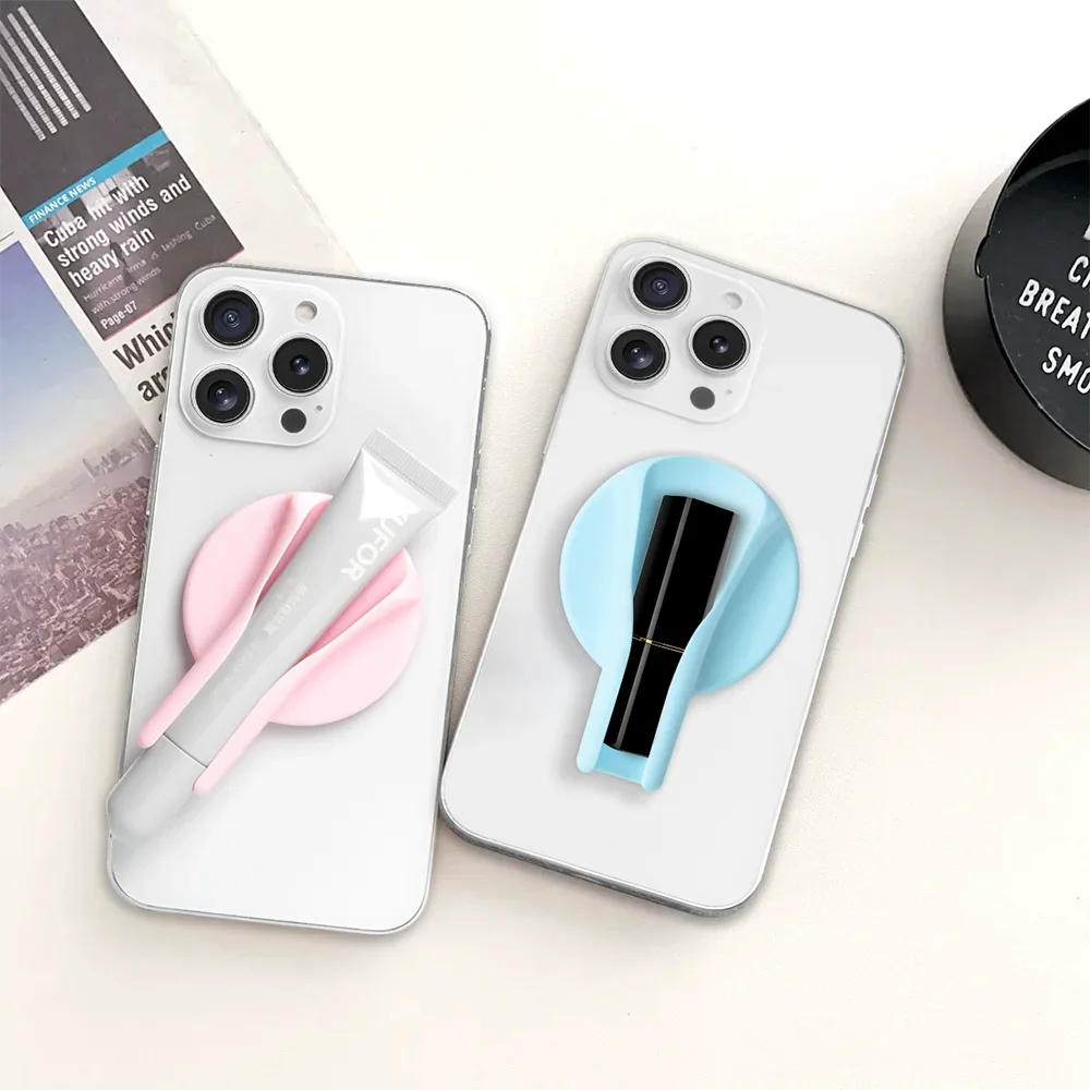 

Силиконовый блеск для губ, магнитный держатель для телефона, неограниченные модели, Универсальный Ленивый Кронштейн, держатель для губной помады