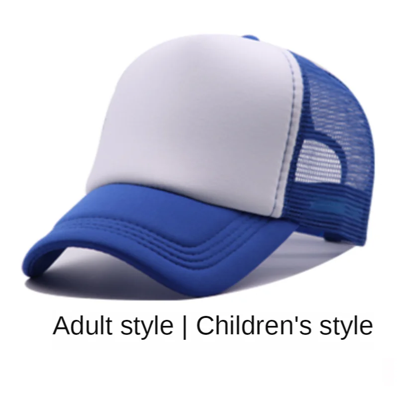 1 PCS Custom Logo Baseball Cap Advertising Hat Adult/Child DIY Design Trucker Hats Blank Mesh Bob Caps For Men Women Gorras